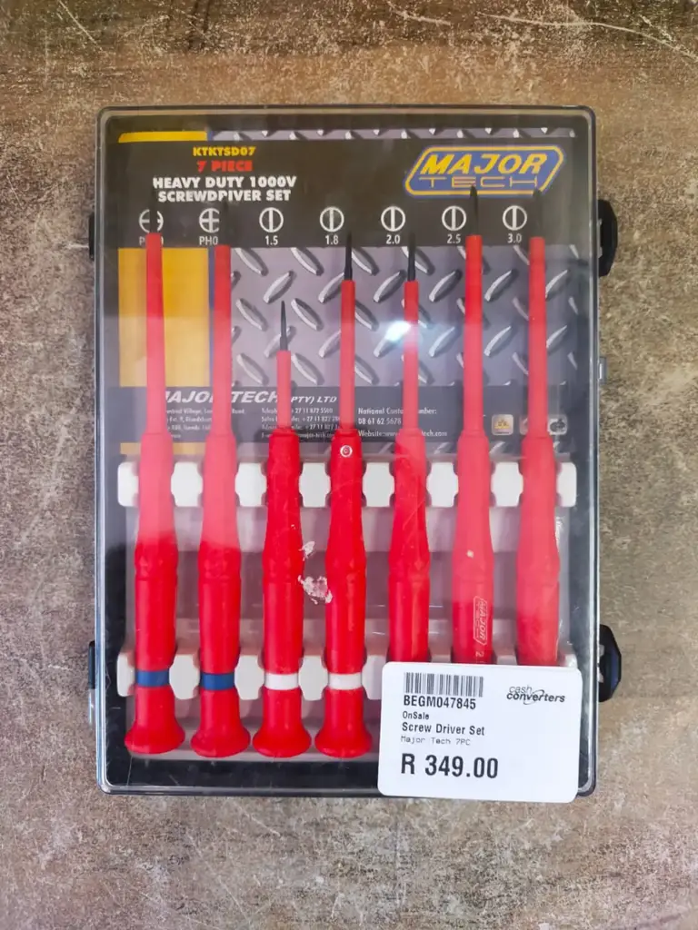 Major Tech 7Pc Screw Driver Set