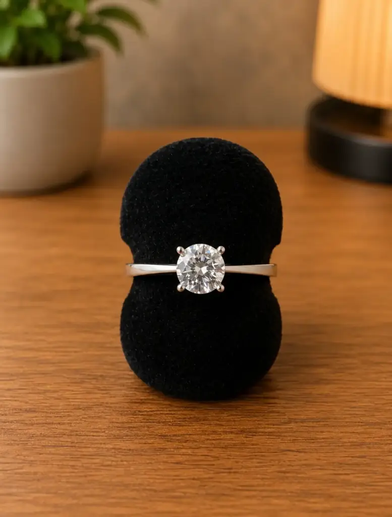 Solitaire Engagement-Style Ring (Size 7)