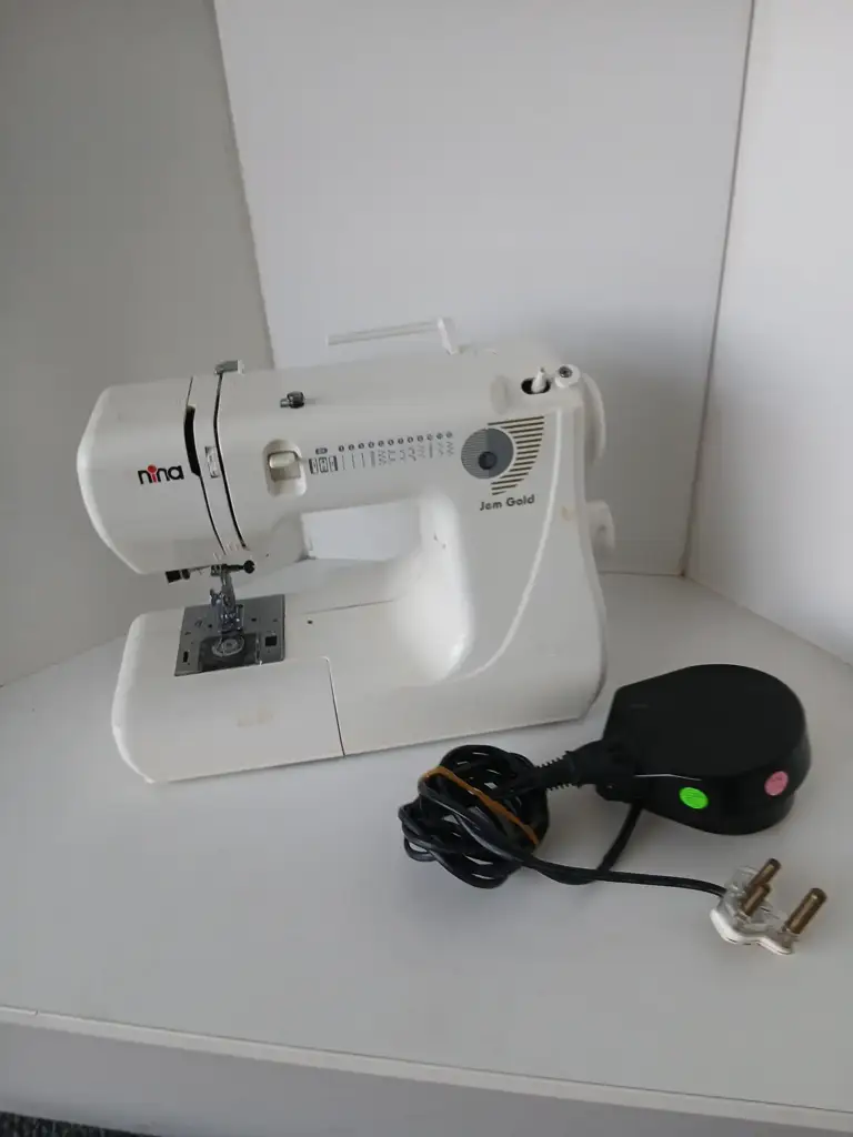 Nina Jem Gold Sewing Machine
