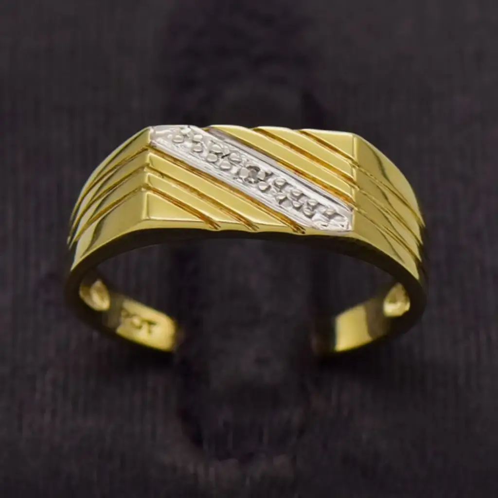 9ct Yellow Gold Men's Ring