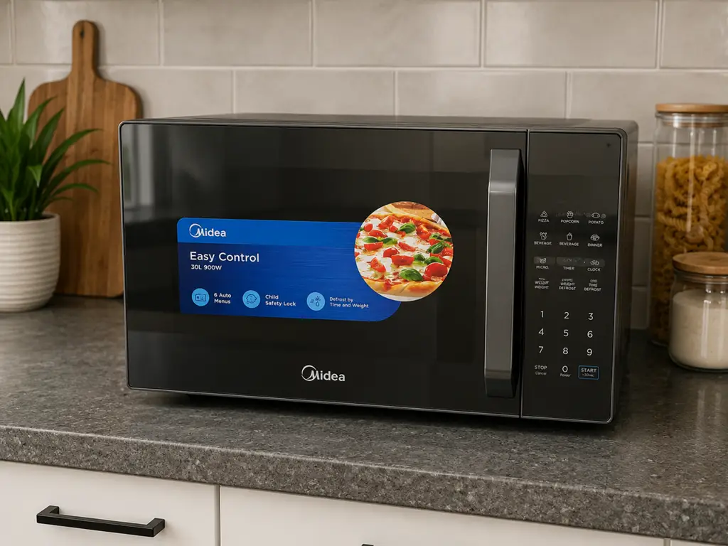Midea Easy Control 30L Digital Microwave Oven (900W) – Second Hand