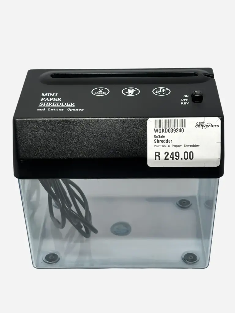 Portable Paper Shredder - Small Size