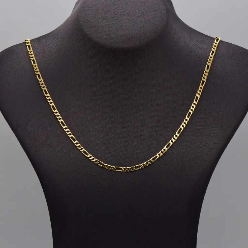 18ct Yellow Gold Chain Figaro-Link