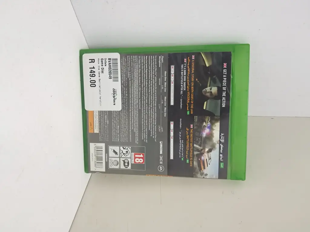 Xbox One Game Disc. Battlefield Hardline - View 3