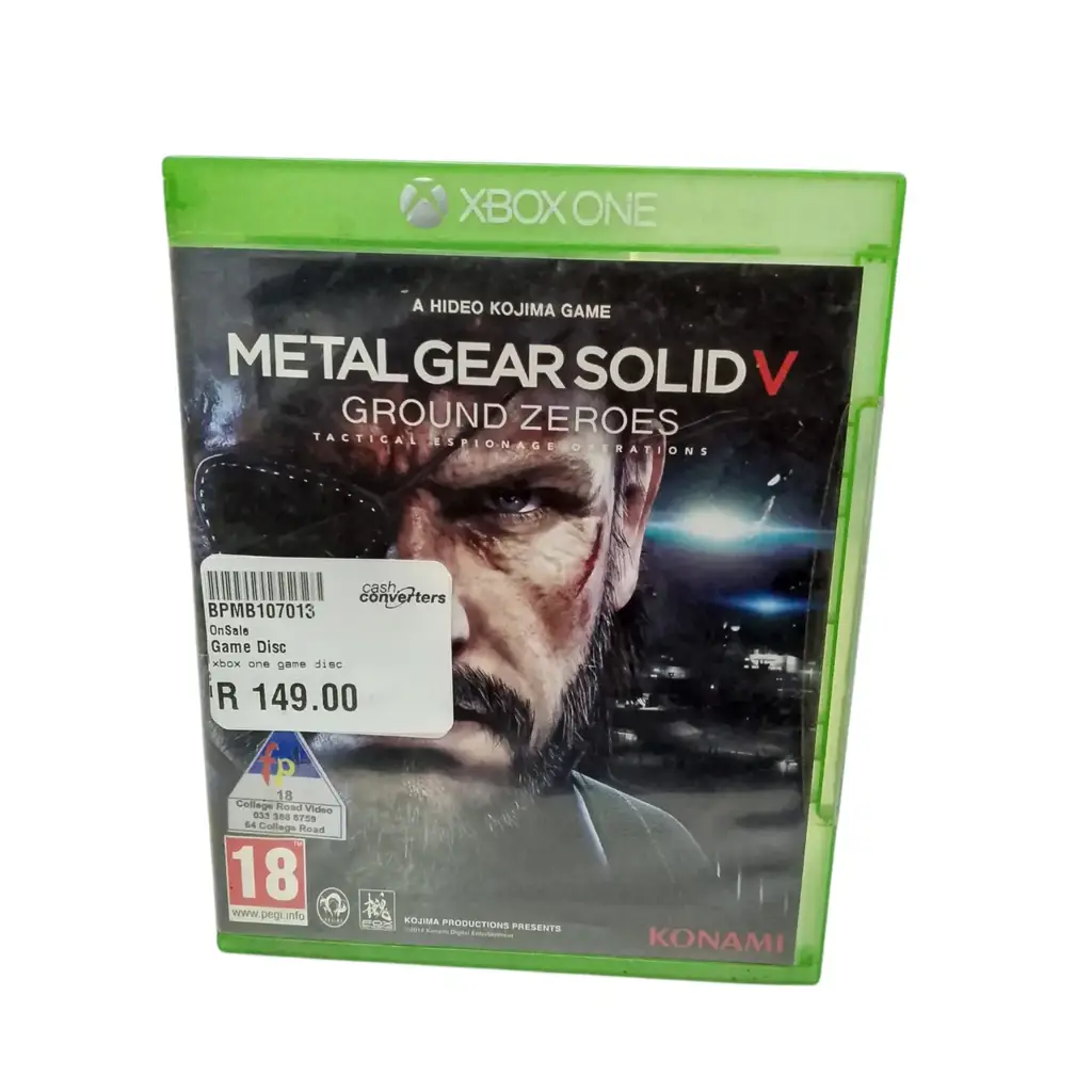 Xbox One Metal Gear Solid V