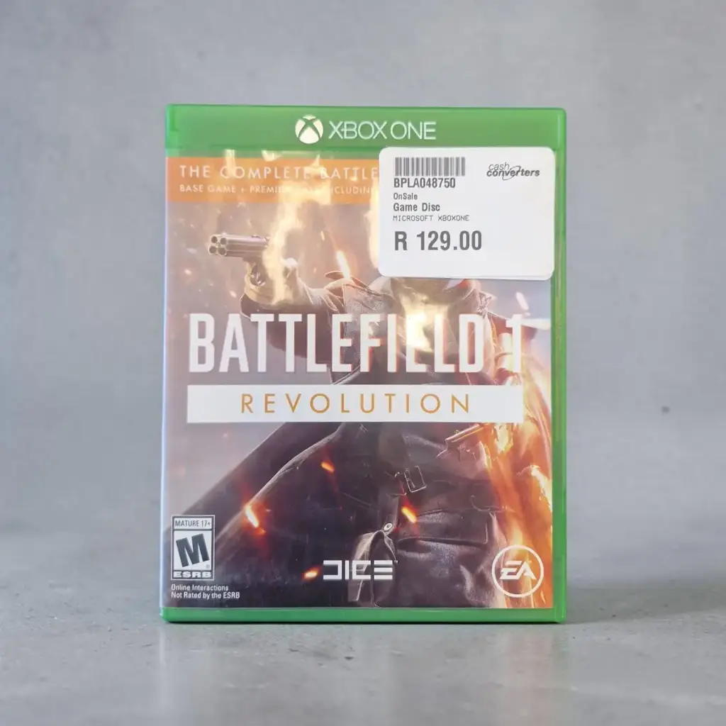 Microsof6t Xbox One Battlefield: Revolution Game Disc