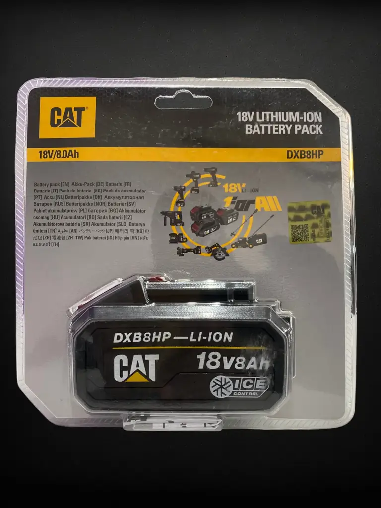 Cat 18V 8.0Ah Li-Ion Hi-Performance Ice Battery Pack (Dxb8hp)
