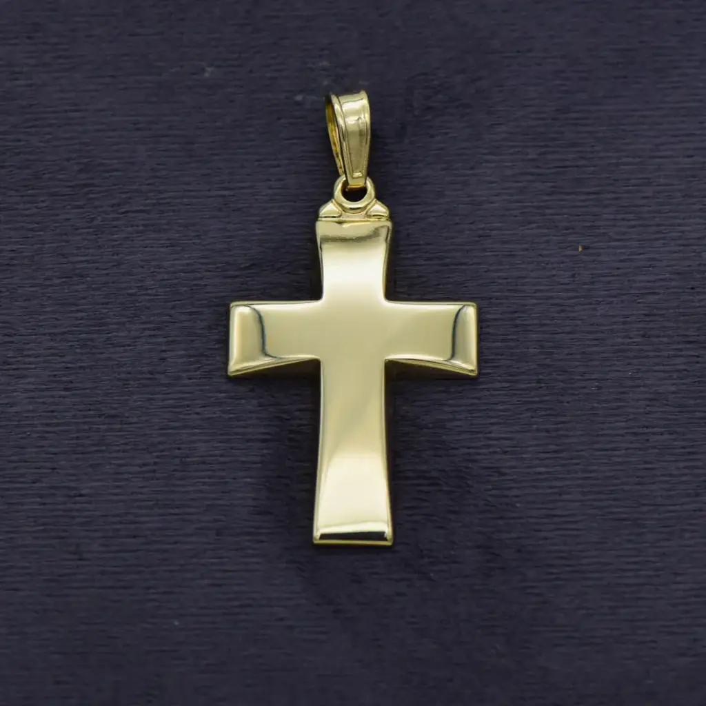 14ct Yellow Gold Cross Pendant