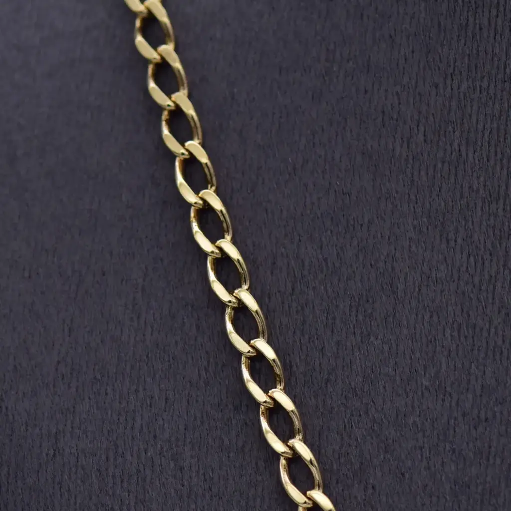 9ct Yellow Gold Chain Curb-Link - View 2