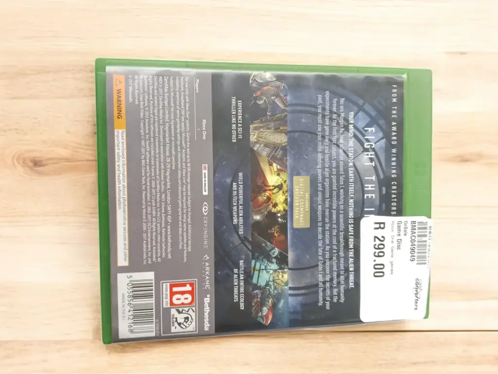 Prey Xbox One Game (Pre-Owned) - View 2