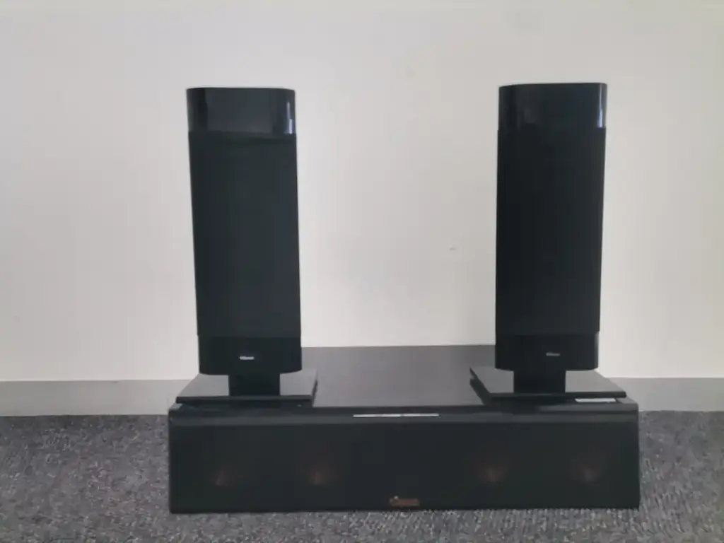 Klipsch Rp-440C Piano Black Center Channel Speaker & 2 Side Speakers - View 2