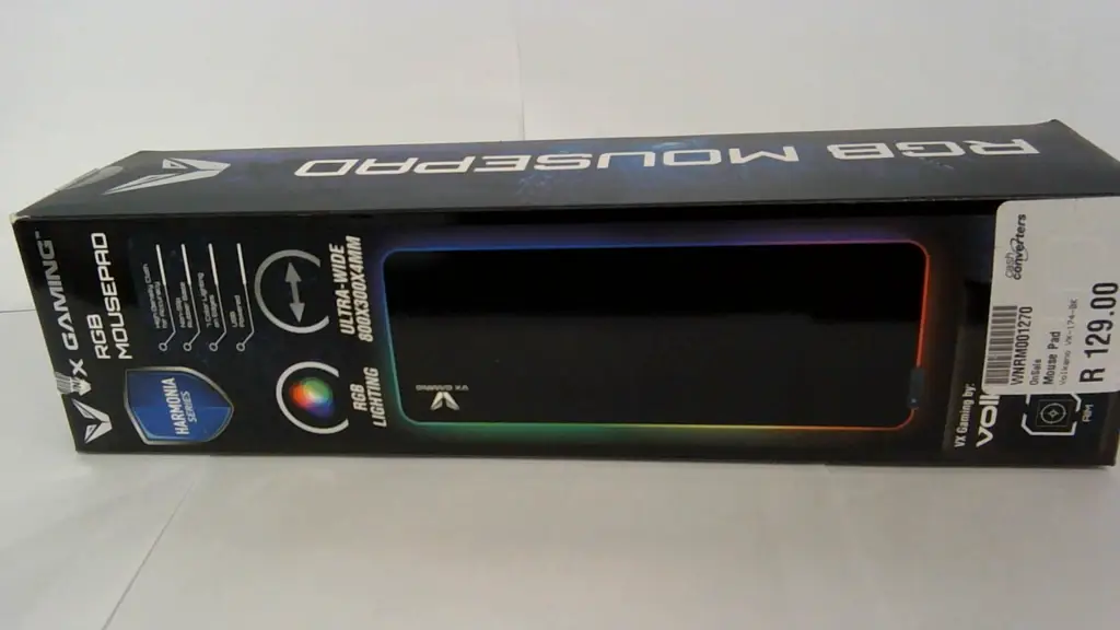 Mouse Pad Volkano Vx-174-Bk (Rgb Lighting)