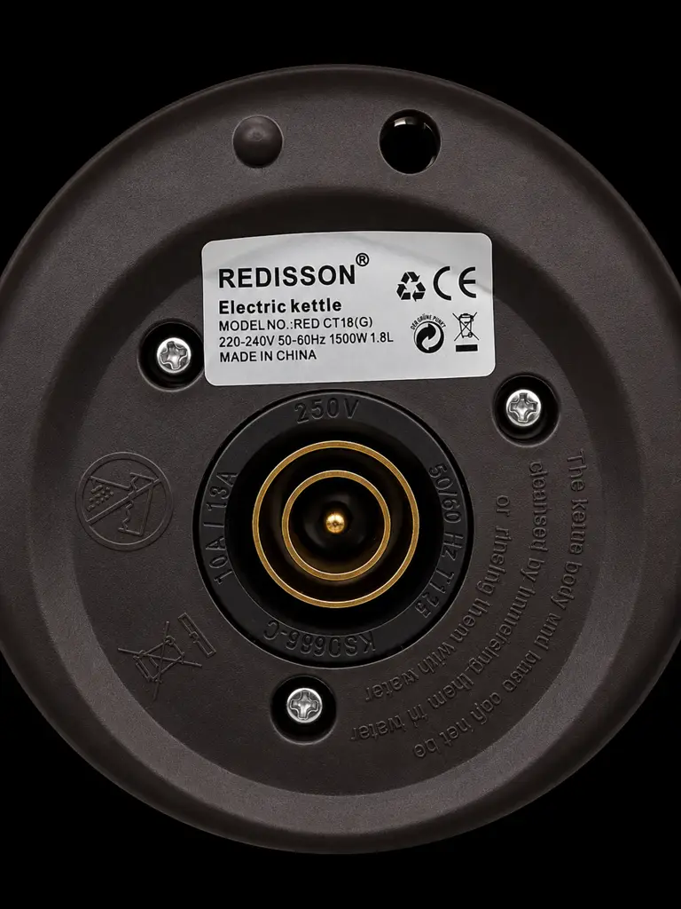 Redisson 1.8L Electric Glass Kettle | Model Red Ct18(G) - View 2