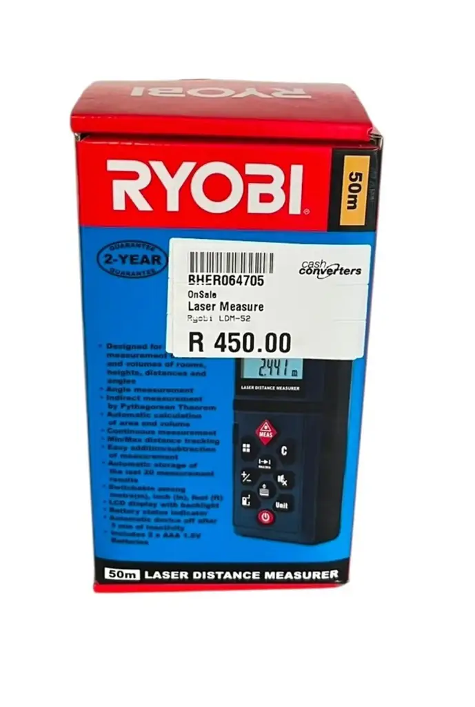 Ryobi Ldm-52 Laser Measure - View 2
