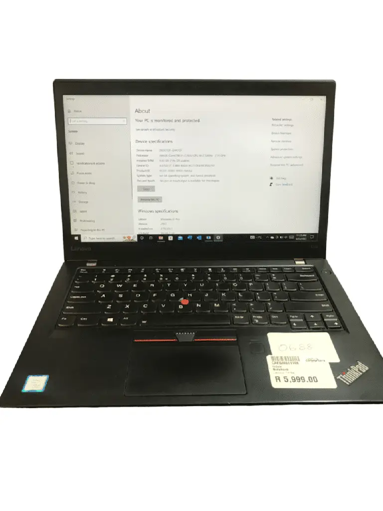 Lenovo T470s Notebook
