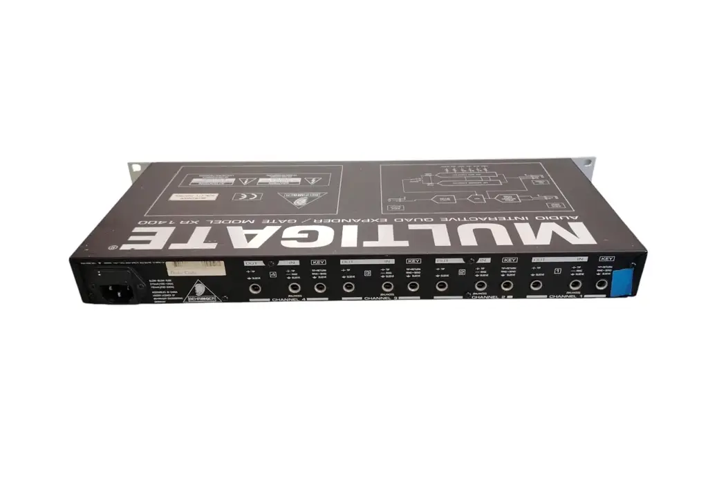 Behringer Multigate Xr1400 4-Channel Audio Interactive Expander/Gate. - View 2