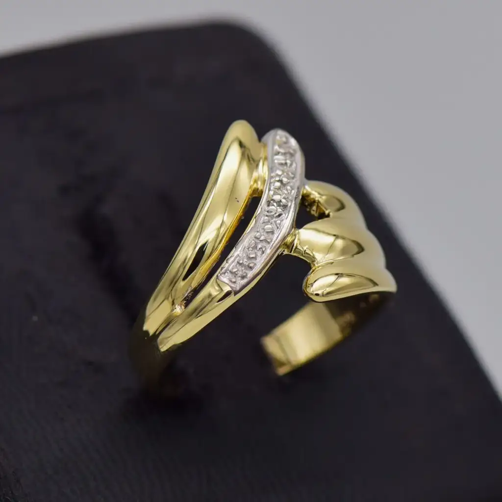 9ct Yellow Gold Dress Ring - View 2