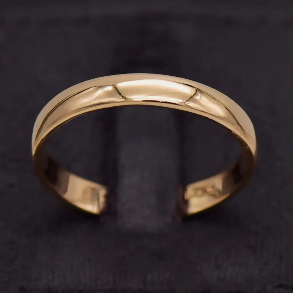 14ct Rose Gold Wedding Band Plain