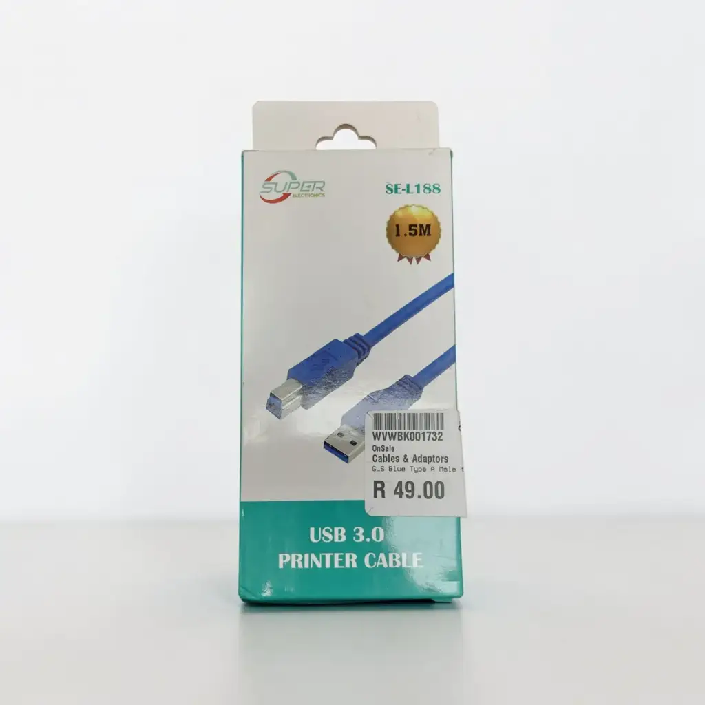 Super Electronics Se‑L188 Usb 3.0 Printer Cable