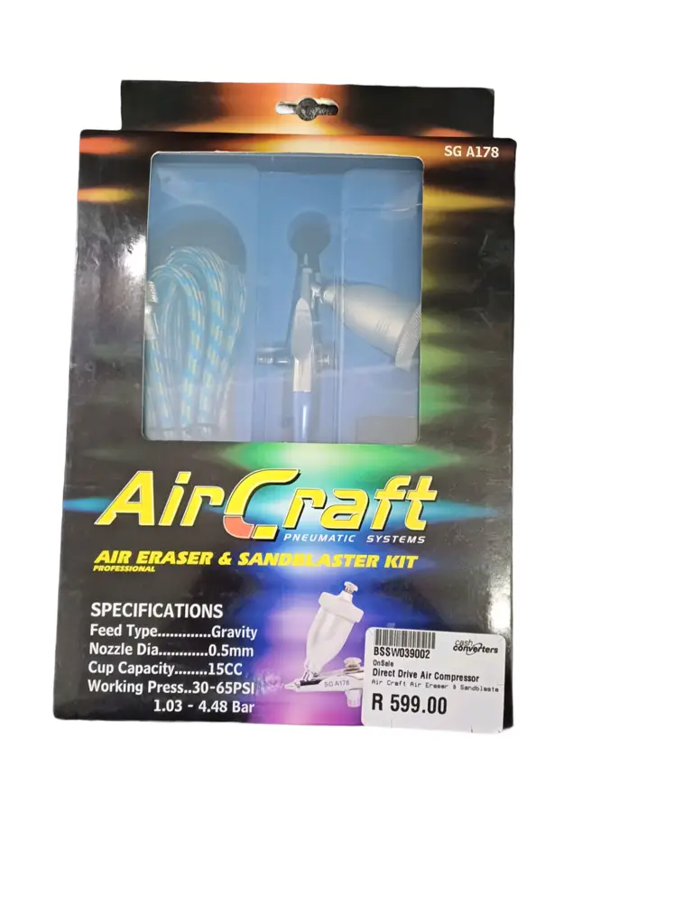 Air Craft Eraser & Sandblaster Kit
