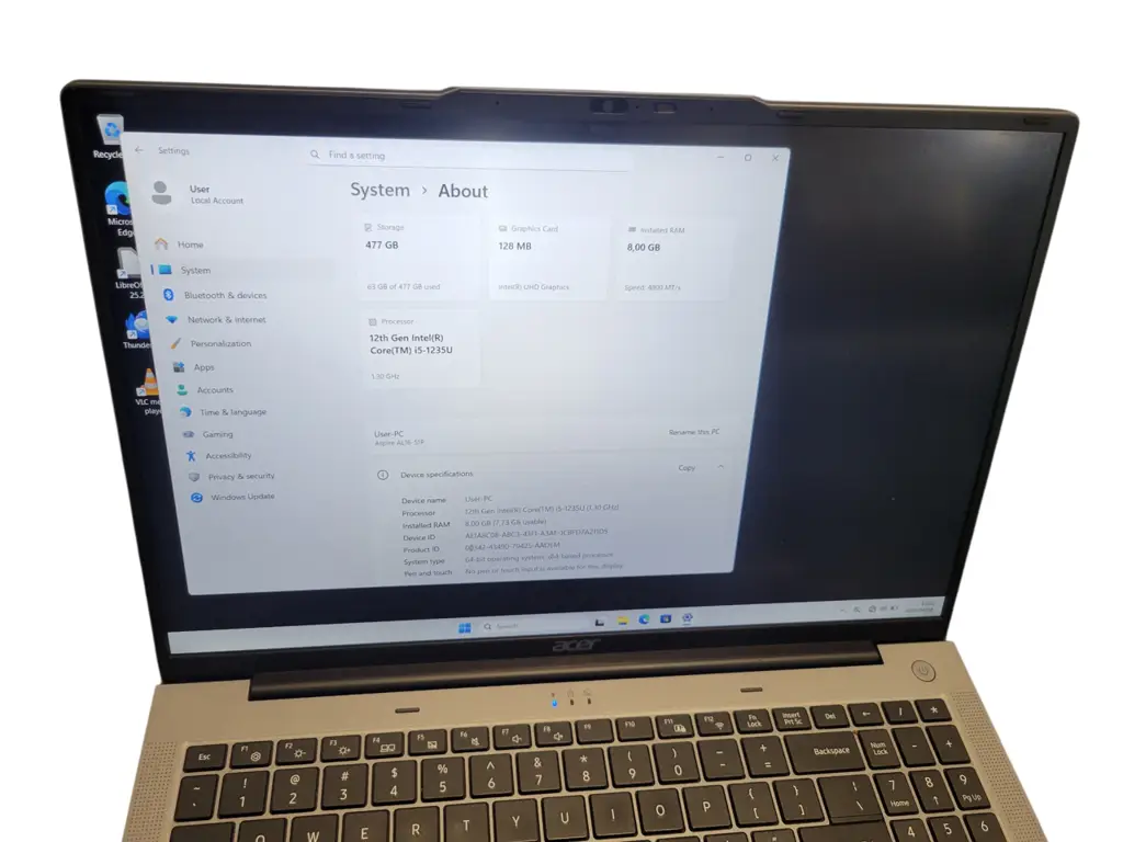 Acer Aspire Al16-51P Notebook - View 2