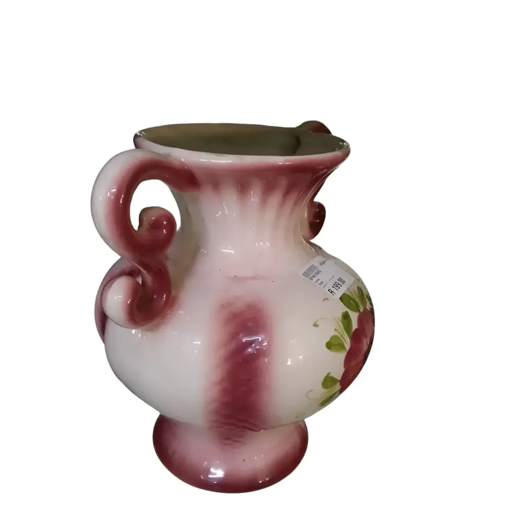 Ceramic Pink Vase - View 2