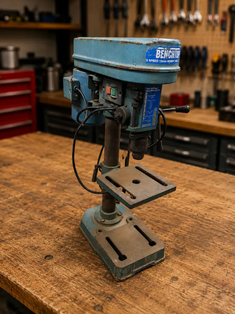 Bench Top 5-Speed 13Mm Hobby Drill Press – Second Hand