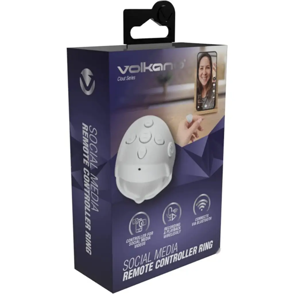 Volkano Clout Series Social Media Remote Controller Ring