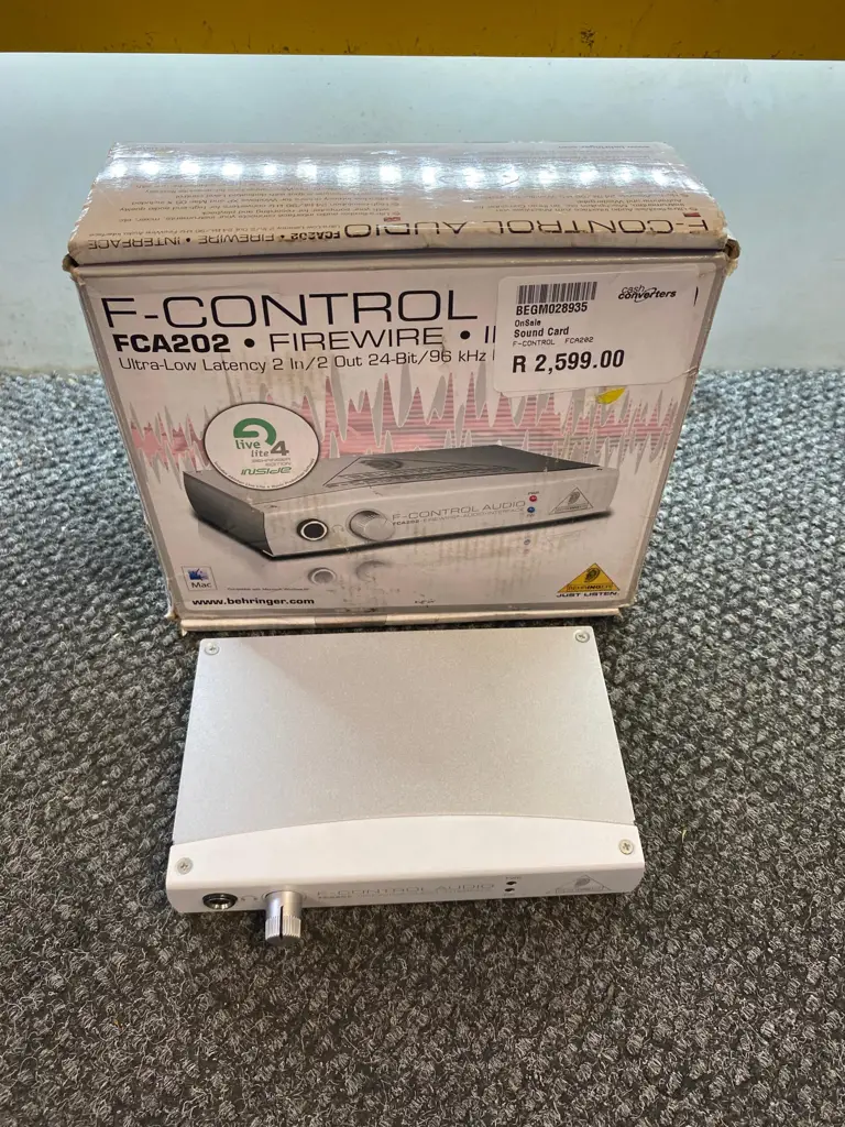 Behringer F-Control Fca202 Sound Card - View 7