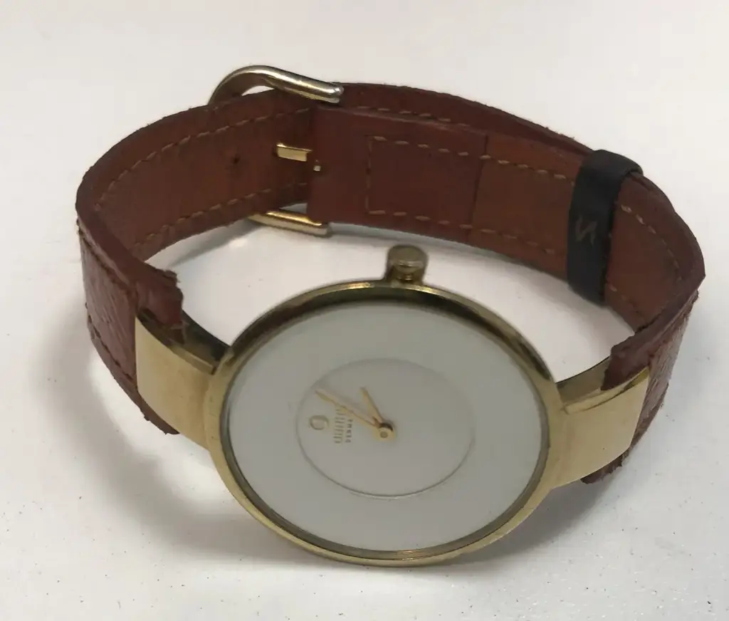 Obaku Harmony Women's Quartz Watch 28-V149lgirw With Leather Strap - View 2