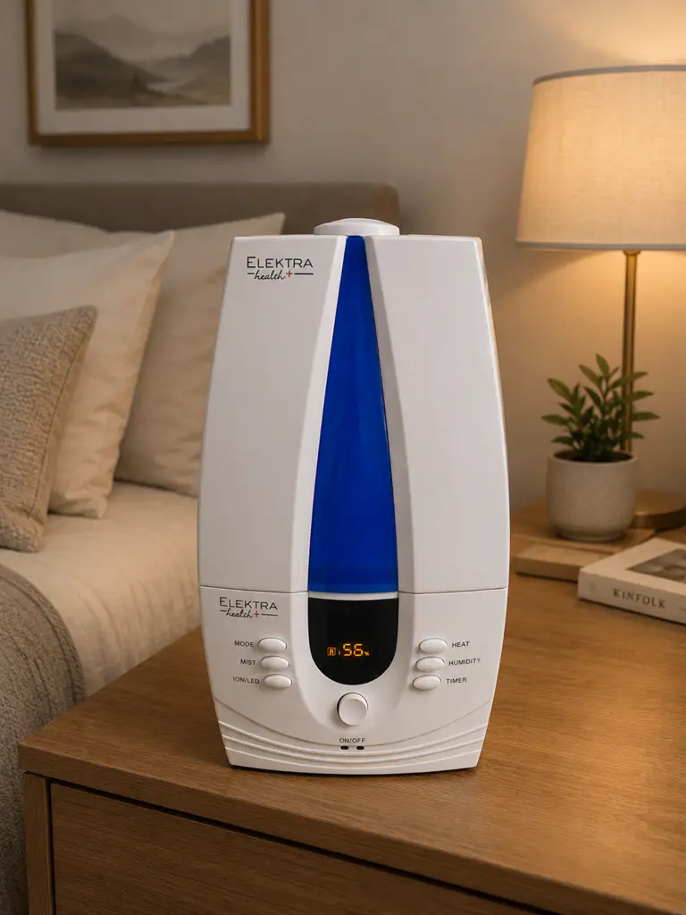 Elektra Health+ Ultrasonic Cool/Warm Steam Humidifier (Model 8074)
