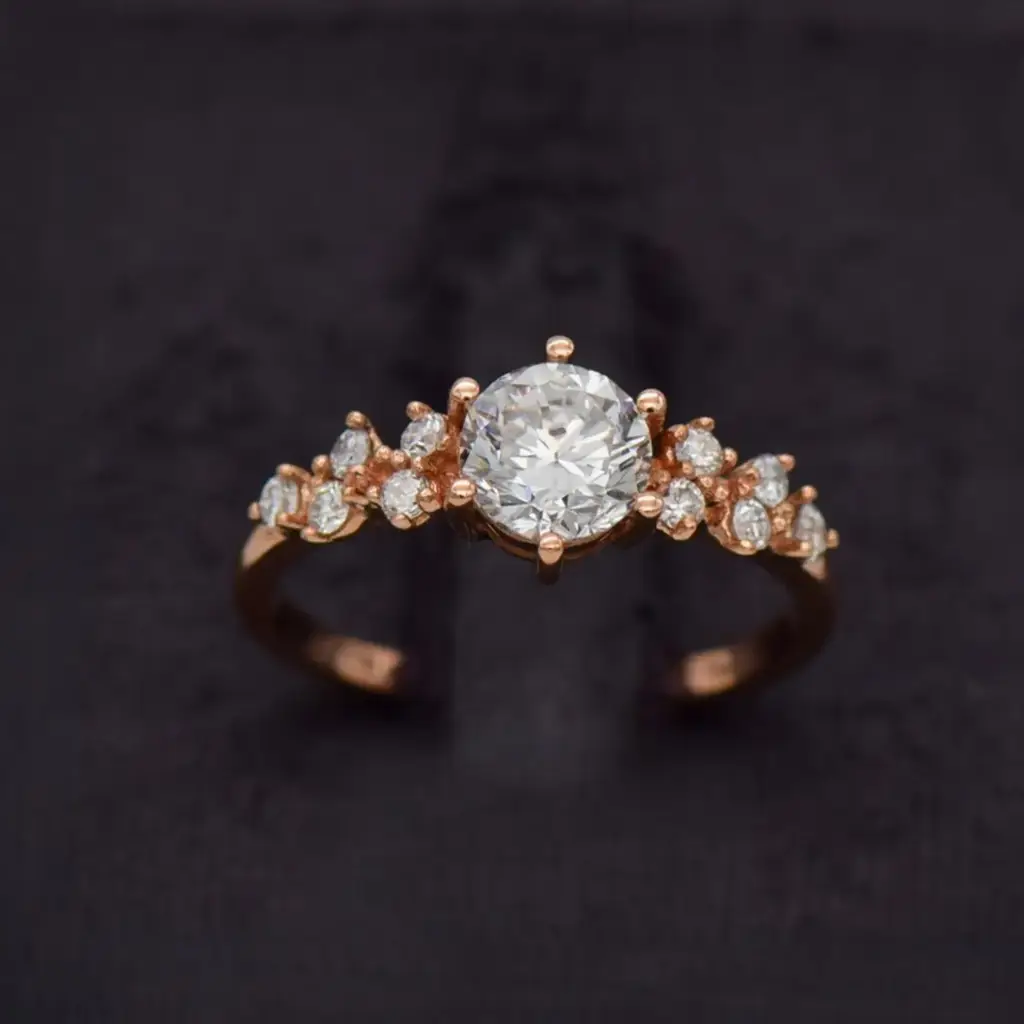 18ct Rose Gold Engagement Ring
