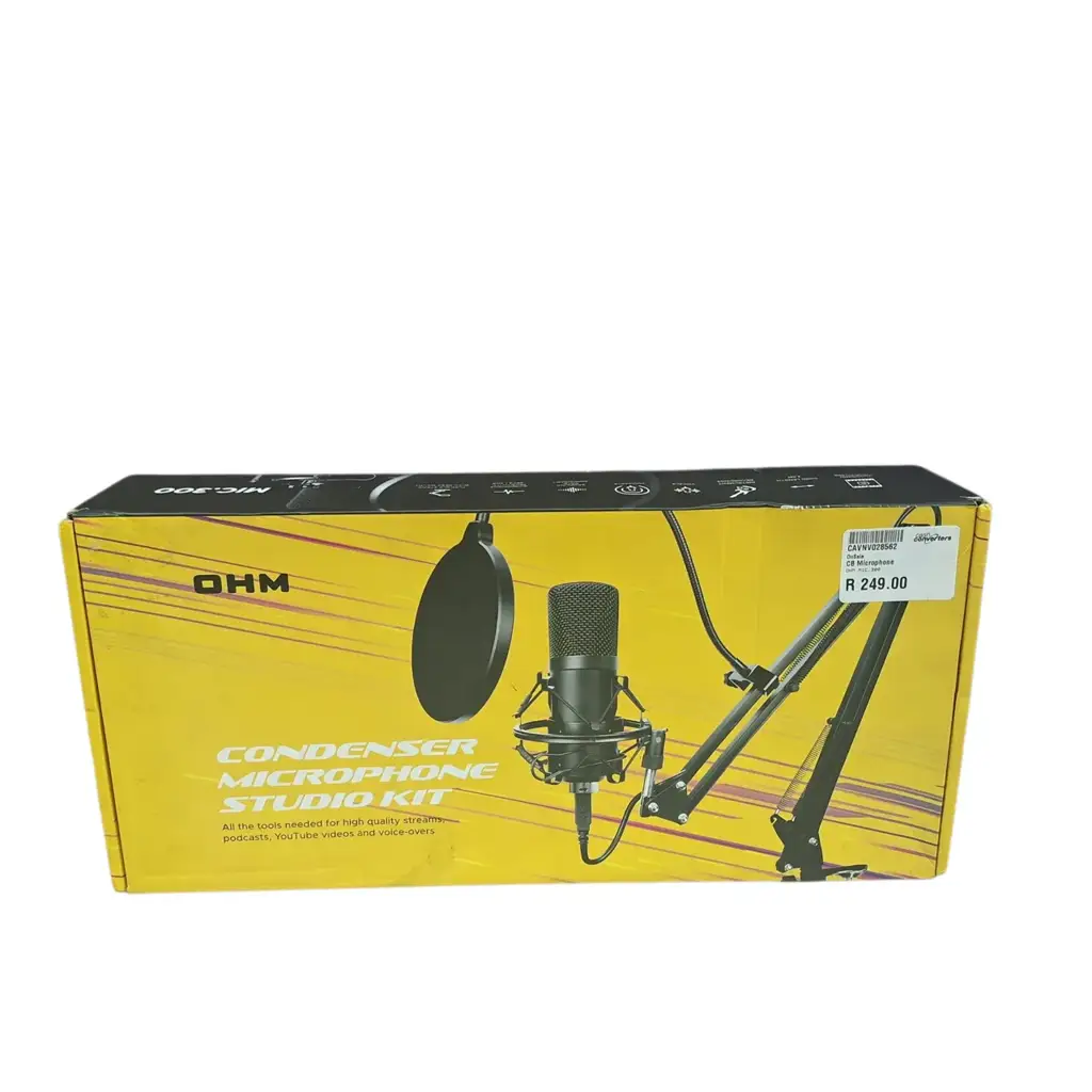 Ohm Condenser Microphone Studio Kit