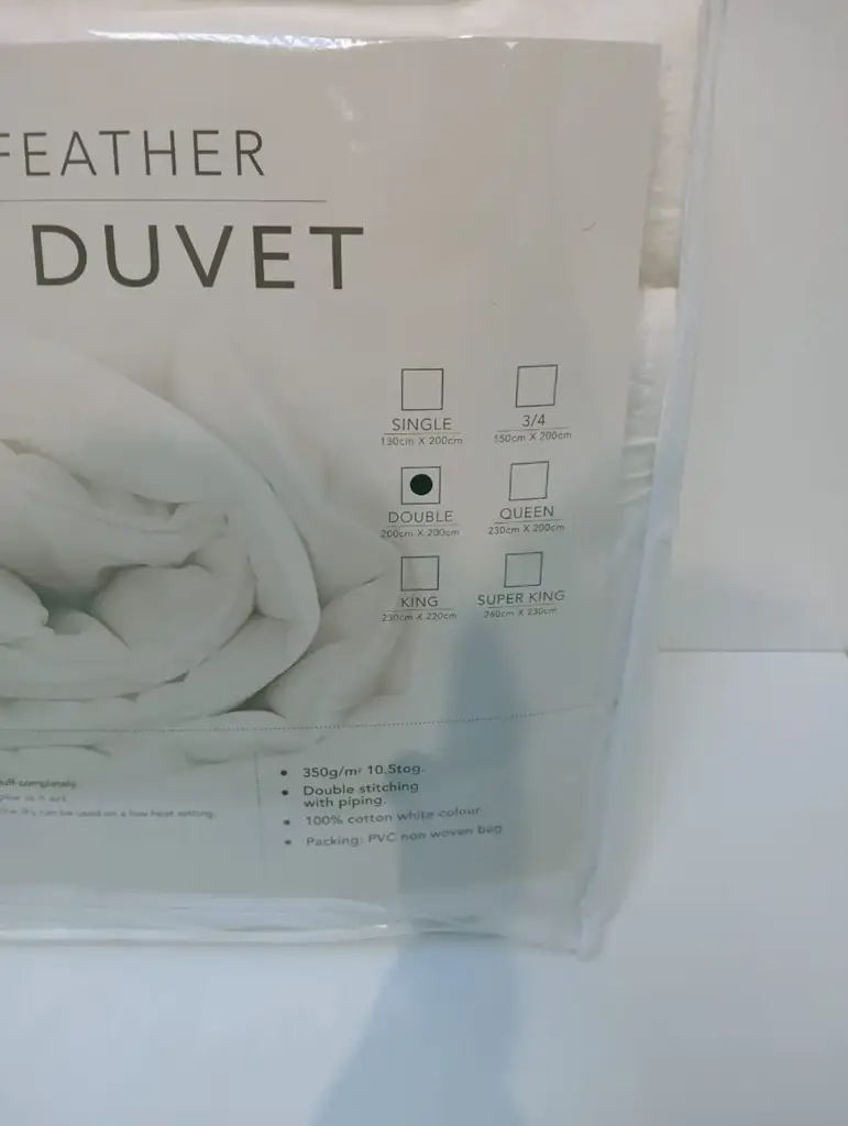 Cielo Duck Feather Duvet - Double - View 2