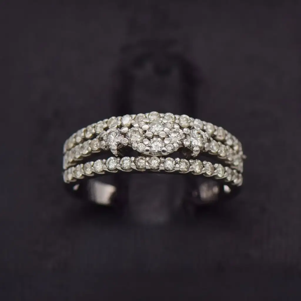 18ct White Gold Wedding Ring