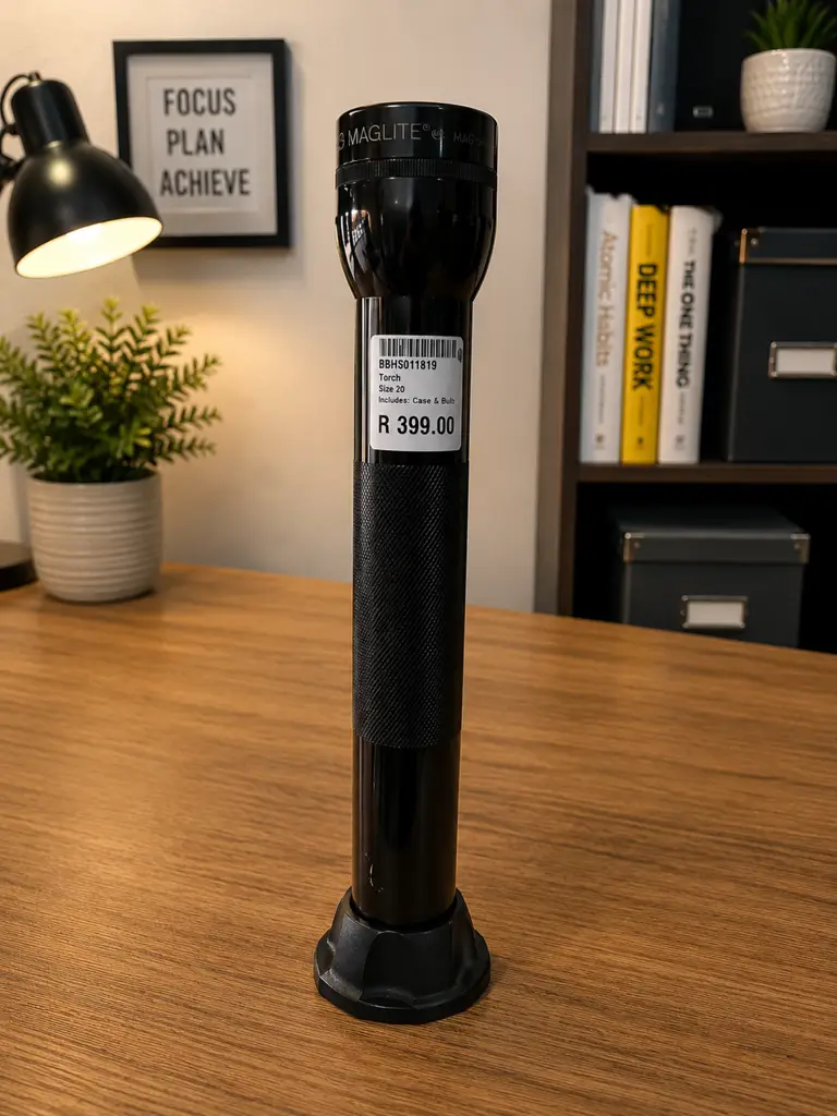 Maglite Black & Long Torch – Second Hand