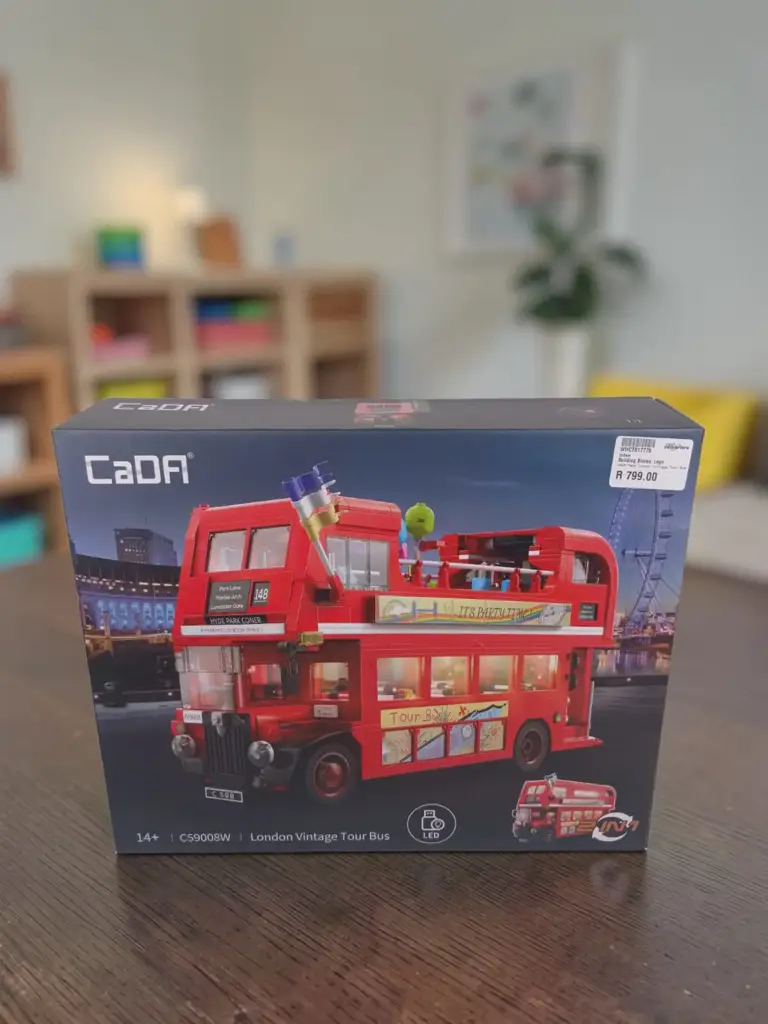 Cada Tech London Vintage Tour Bus (1770Pcs) 34Cm Long