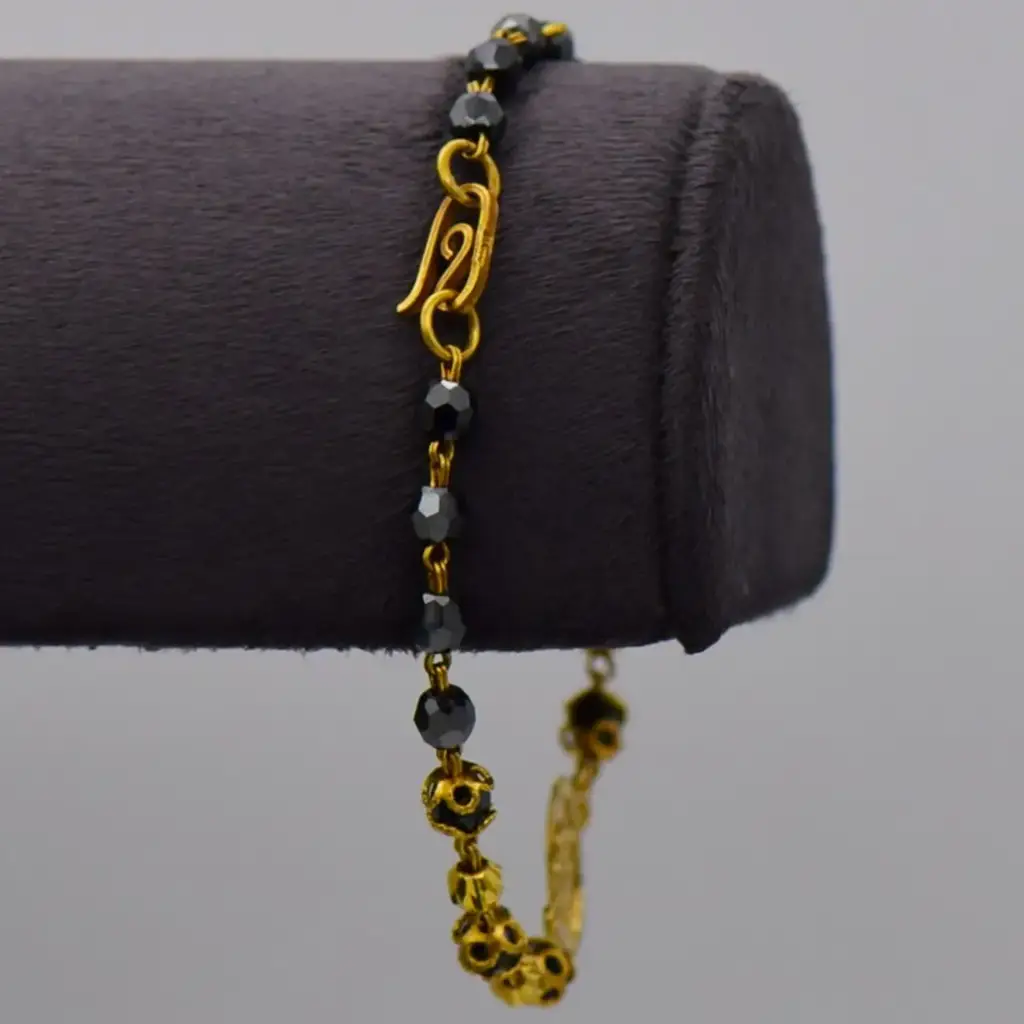 9ct Yellow Gold Bracelet Mangal sutra - View 2