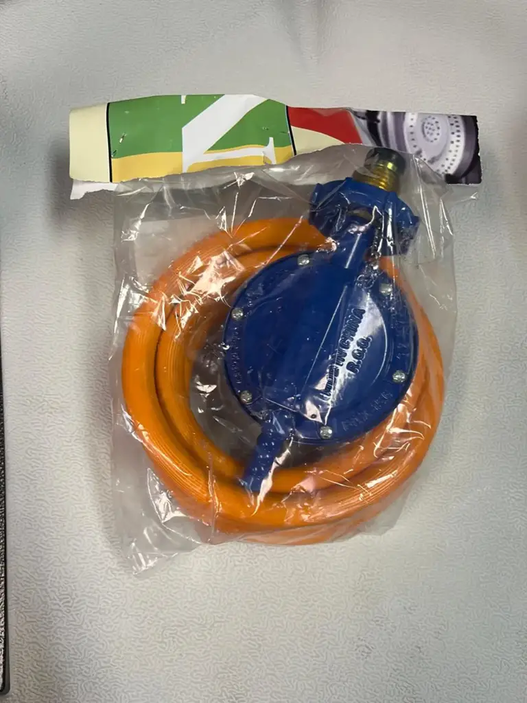 Bullnose Regulator With Hose Set Silver And Orange 1200 Mm