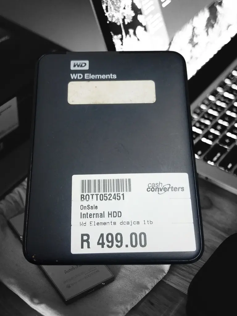 1Tb Wd Elements Portable Hard Drive