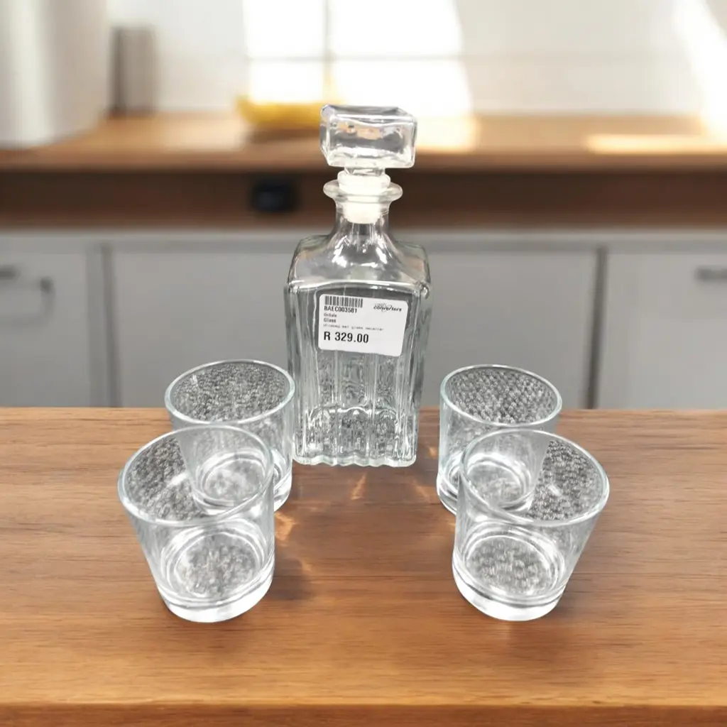 Whiskey Set Glass Decanter - View 2