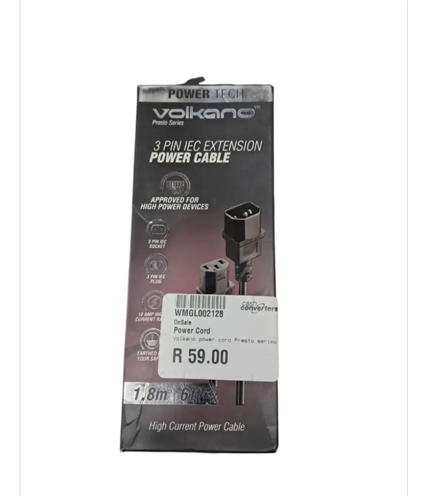 Volkano Power Cord Presto Series