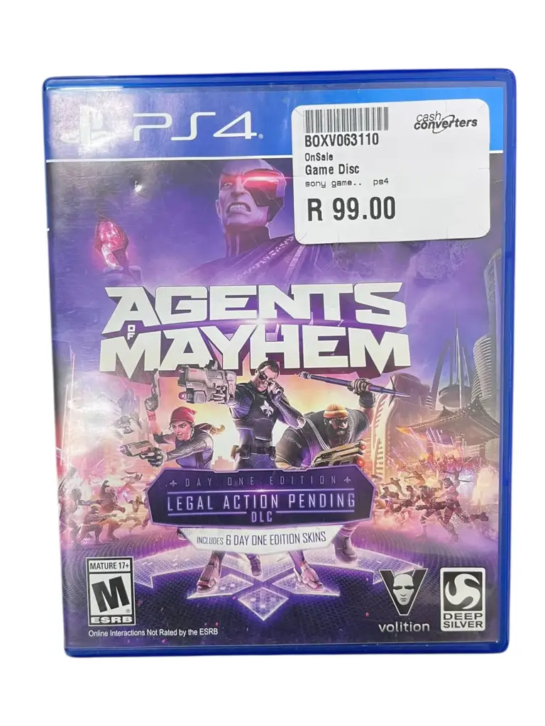 Agents Of Mayhem (Ps4)