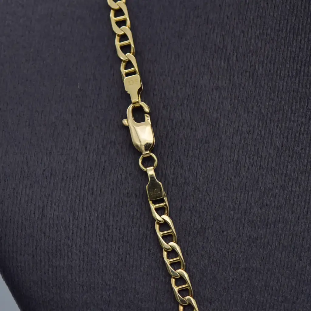 9Ct Yellow Gold Chain Anchor-Link - View 4