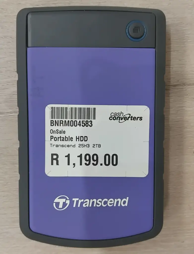 Transcend Storejet Purple Portable Hdd - View 2
