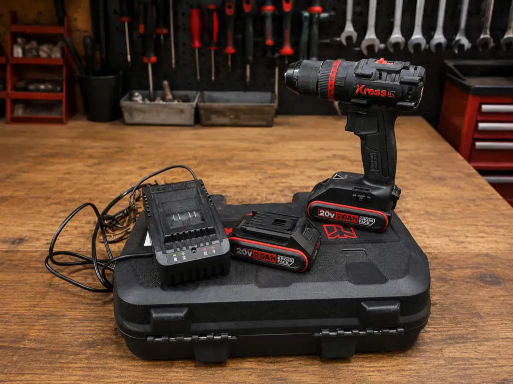 Kress Kuc30 20V Cordless Drill/Driver Kit – Second Hand