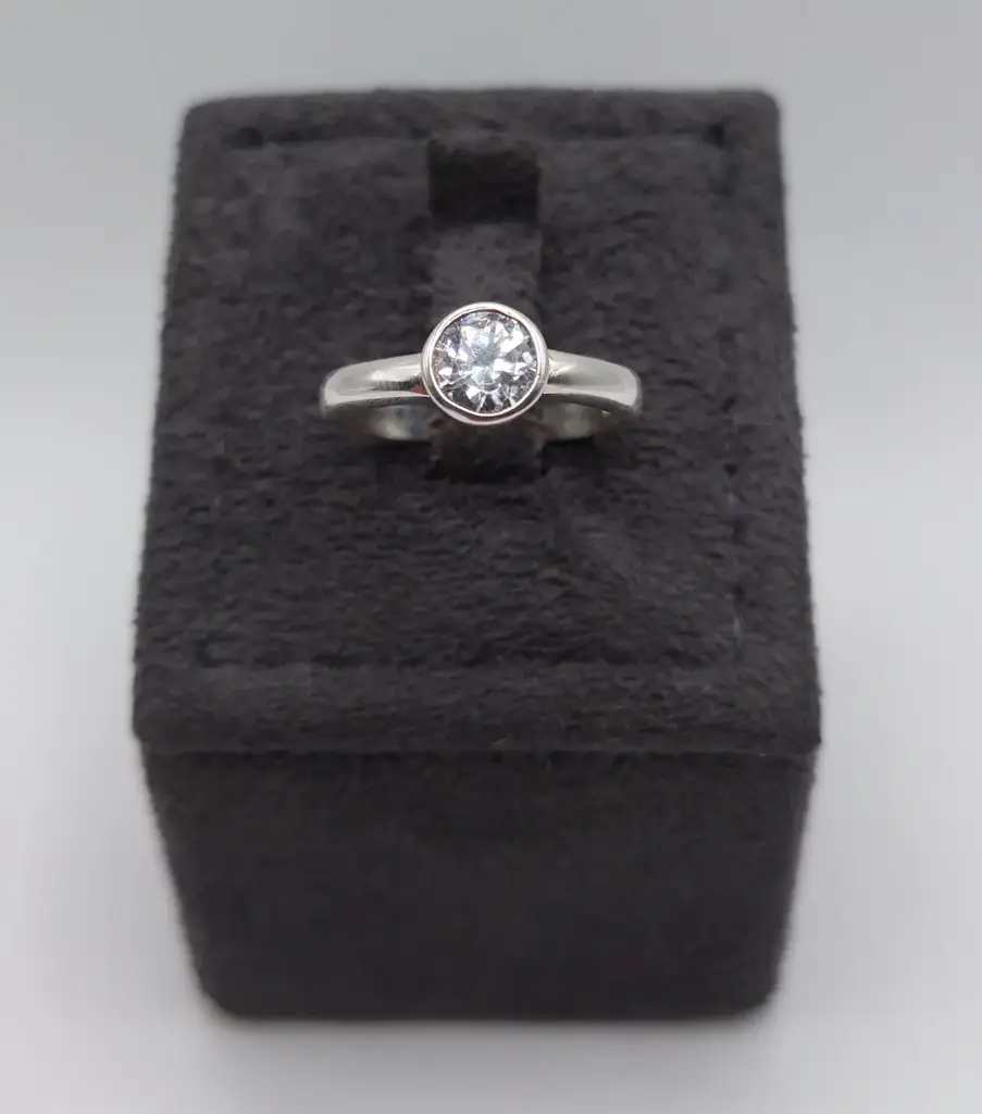 Sterling Silver Cz Ring