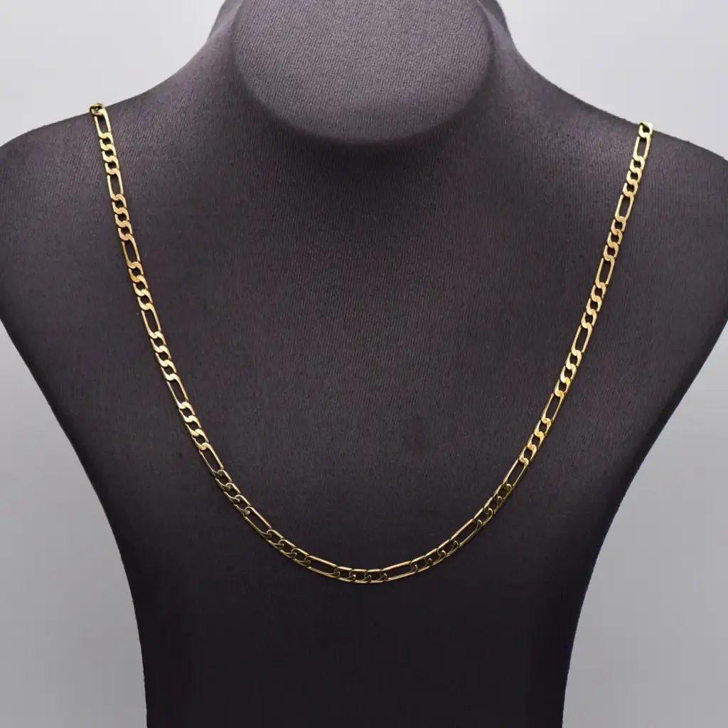 9ct Yellow Gold Chain Figaro-Link