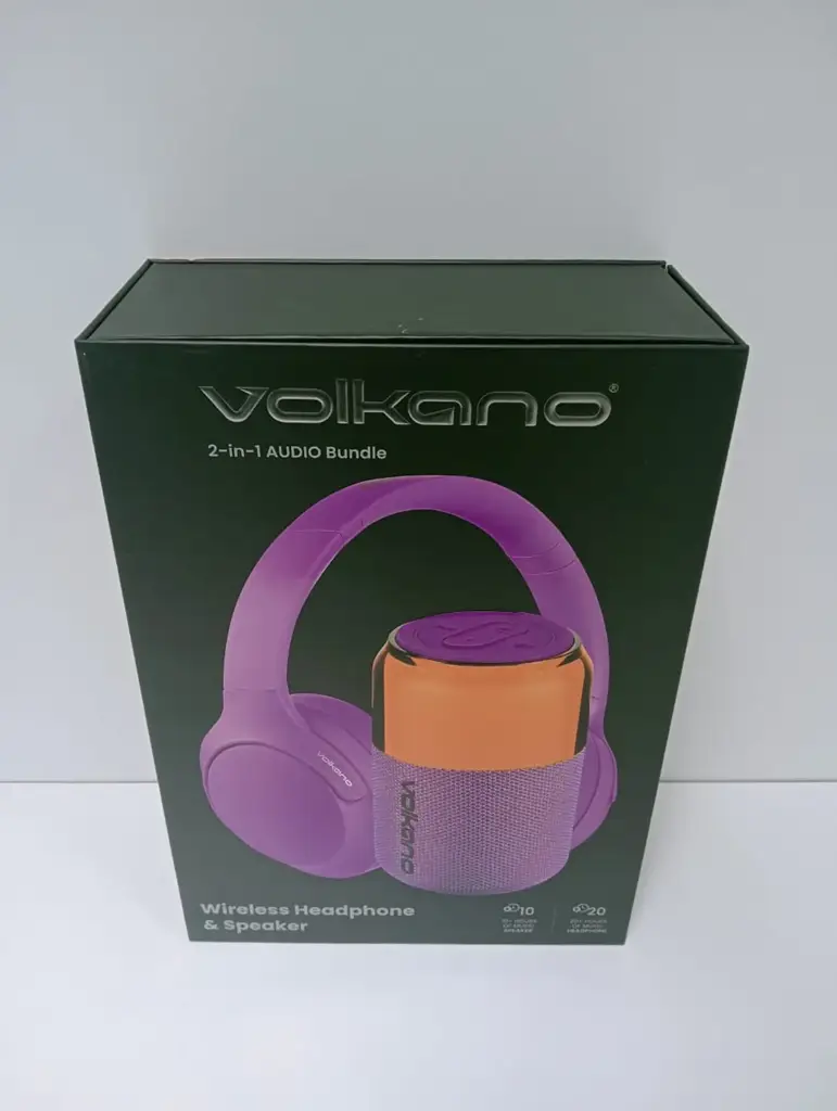 Volkano Ck-Bun1 2-In-1 Wireless Headphone & Speaker Audio Bundle - View 2