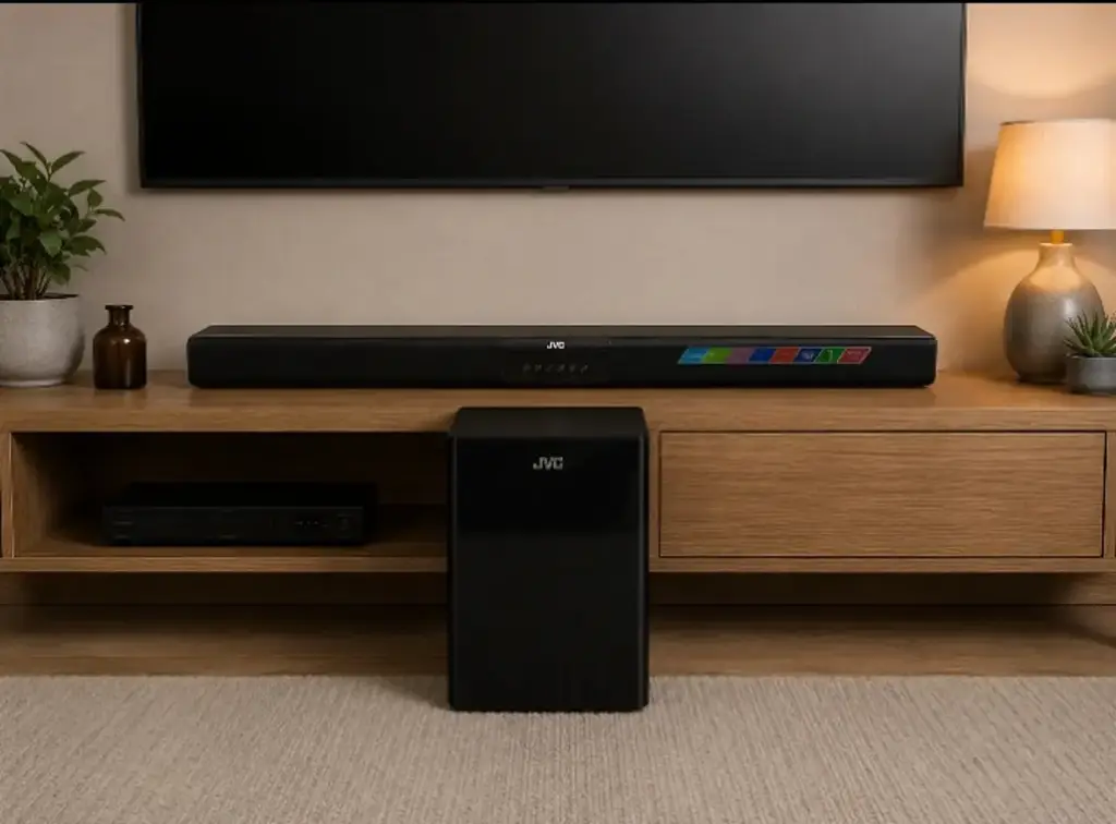 Jvc 2.1 Channel Soundbar With Wired Subwoofer Th-N325b